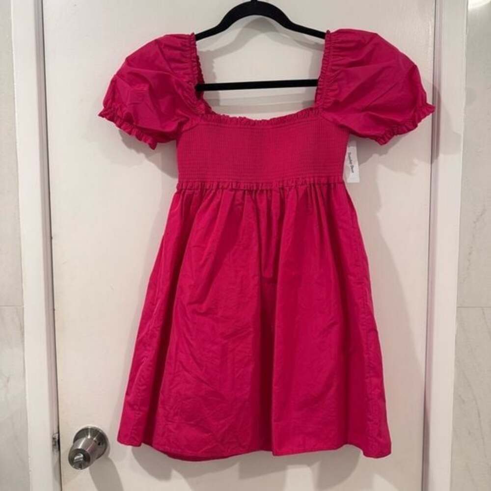 Pink Puff Sleeve Aritzia Dress